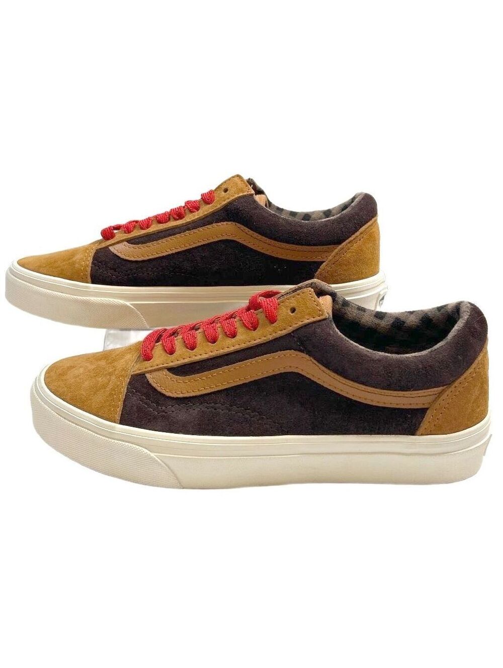 VANS Old Skool Suede Sneakers "Glazed Ginger Brown" Mens 6.5 / Womens 8 - NEW